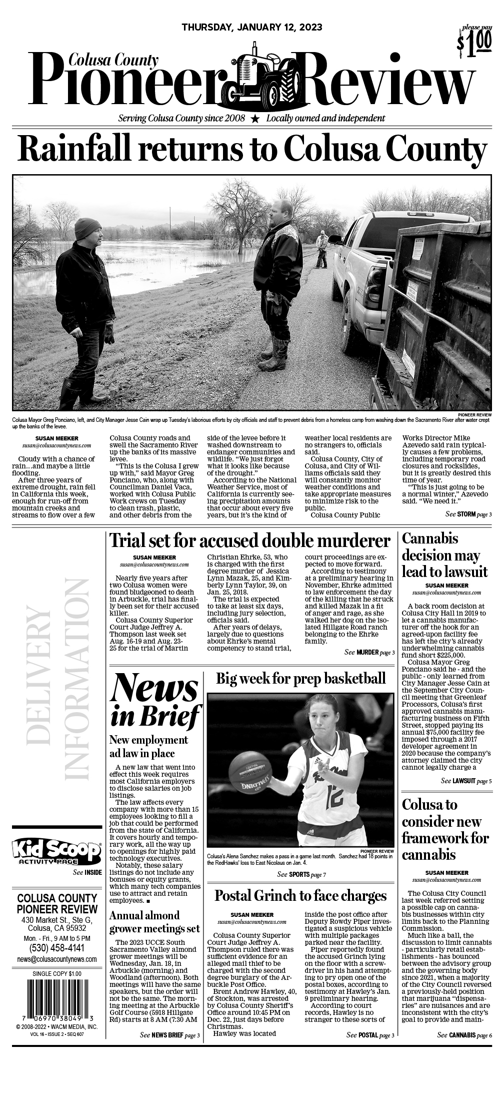 Colusa County Pioneer Review January 12, 2022 
