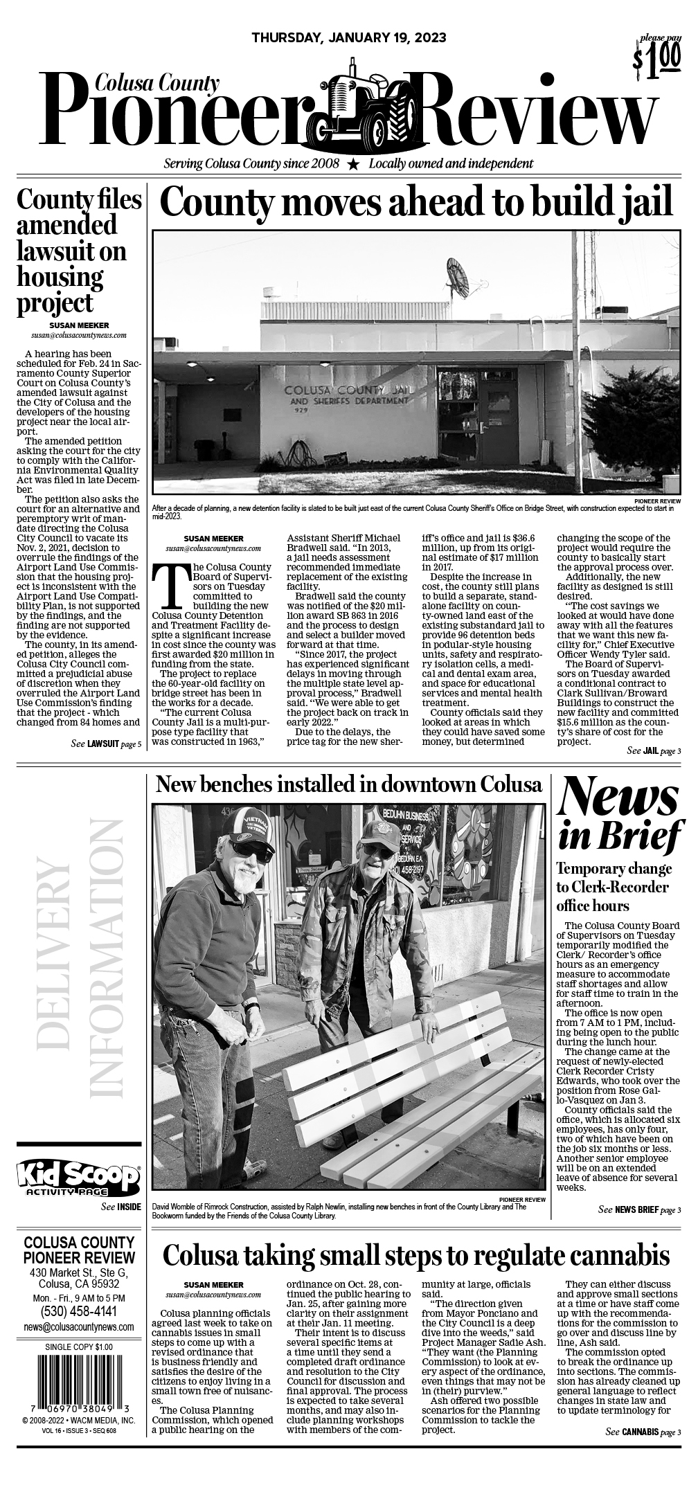 Colusa County Pioneer Review January 19, 2023 