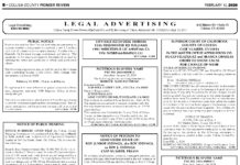 Legal Notices Published Feb. 13, 2026